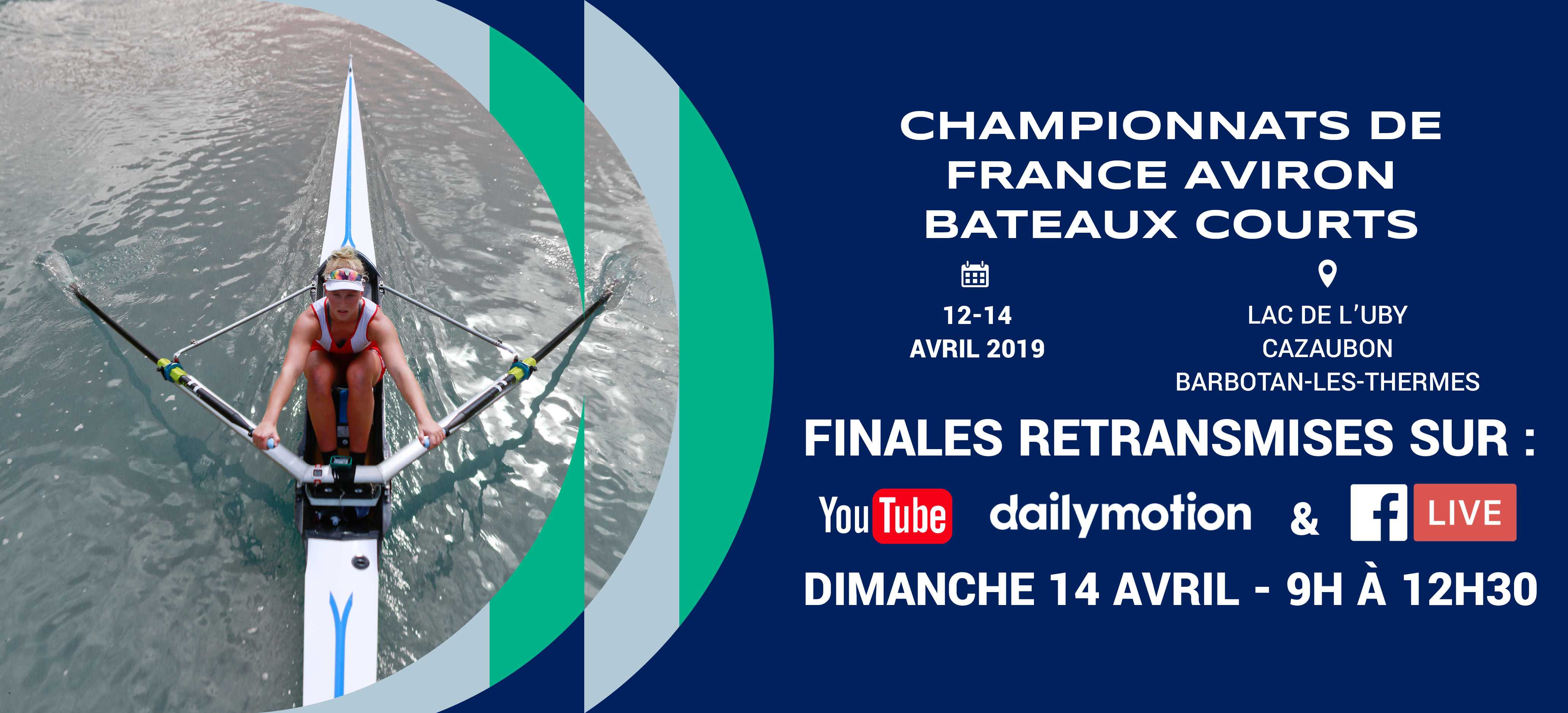 Championnat de France bateaux courts Para-aviron et Critérium Aviron adapté
