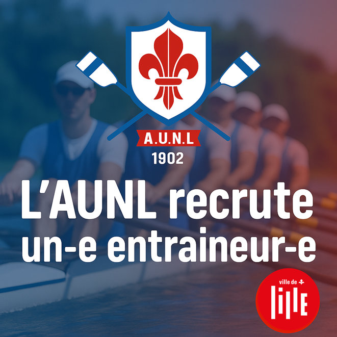 ð¯ L’Aviron Union Nautique de Lille recrute un·e entraîneur·e principal·e !