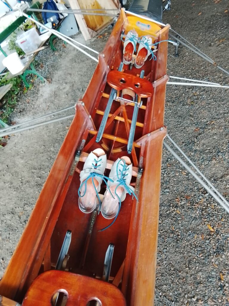 Aviron double porteur 70 en bois