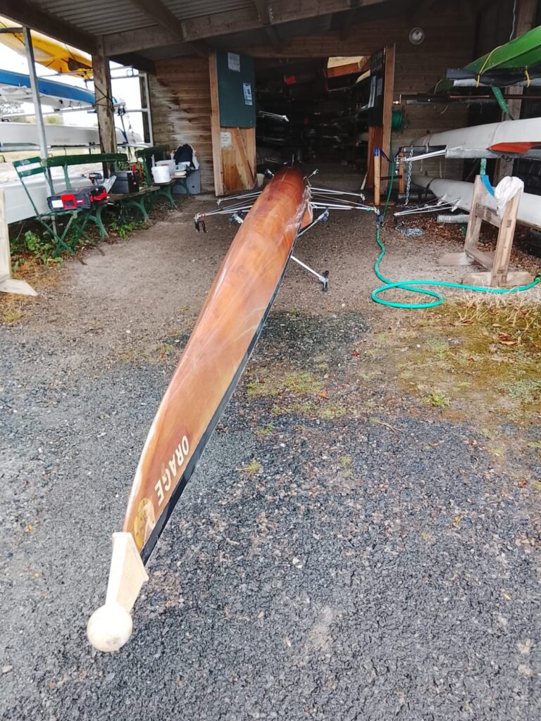 Aviron double porteur 70 en bois