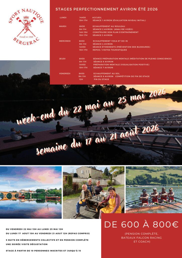 Stage aviron