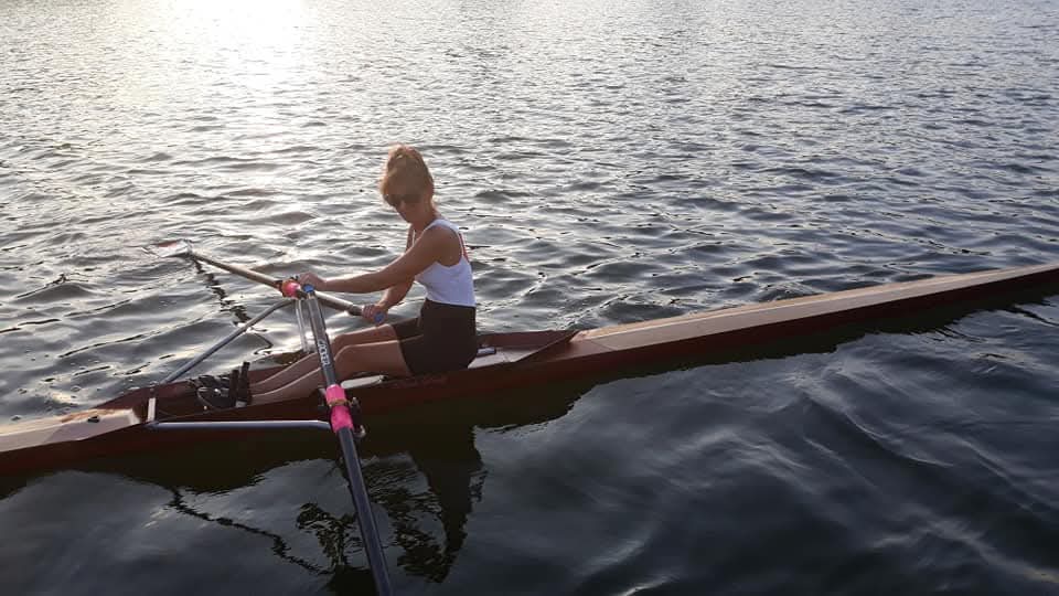 Skiff Douglas aviron de rivière