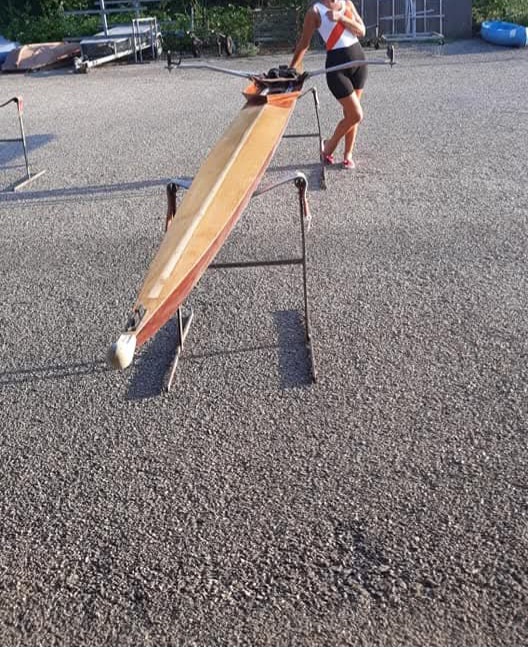 Skiff Douglas aviron de rivière