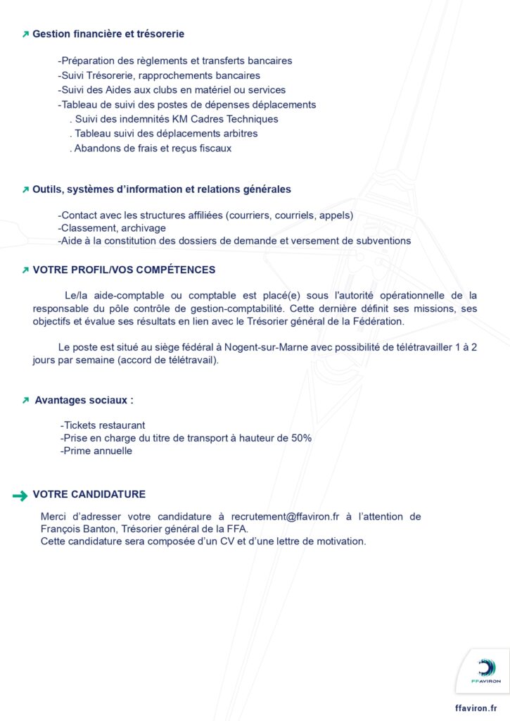 Asisstant(e) comptable ou comptable junior